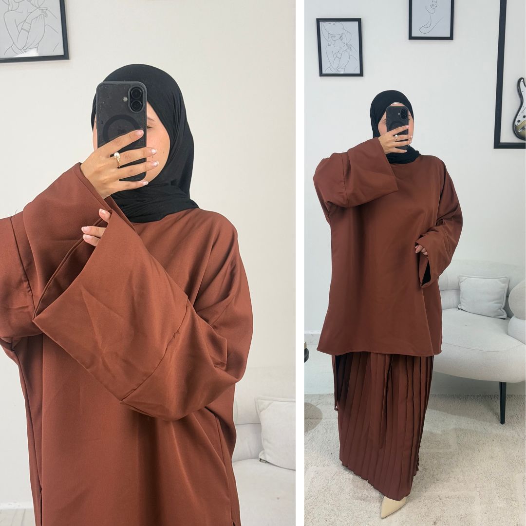 Noor Outfit (Liquette large + Jupe plisée) 😍BIG PROMO🔥